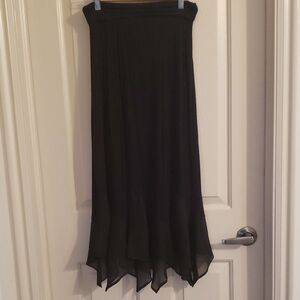 AB Studio Black Asymmetrical Women's Skirt